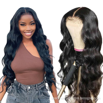 Raw Brazilian Cuticle Aligned Virgin Body Wave Human Hair Full Hd Lace Front Wig For Black Women Lace Closure Wig Vendor
